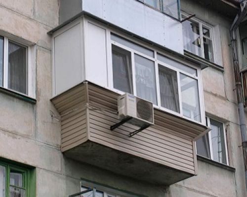 Балкон с выносом цена в «Окна-Пластик»