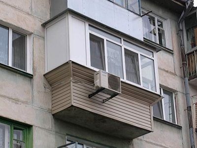 Балкон с выносом цена в «Окна-Пластик»